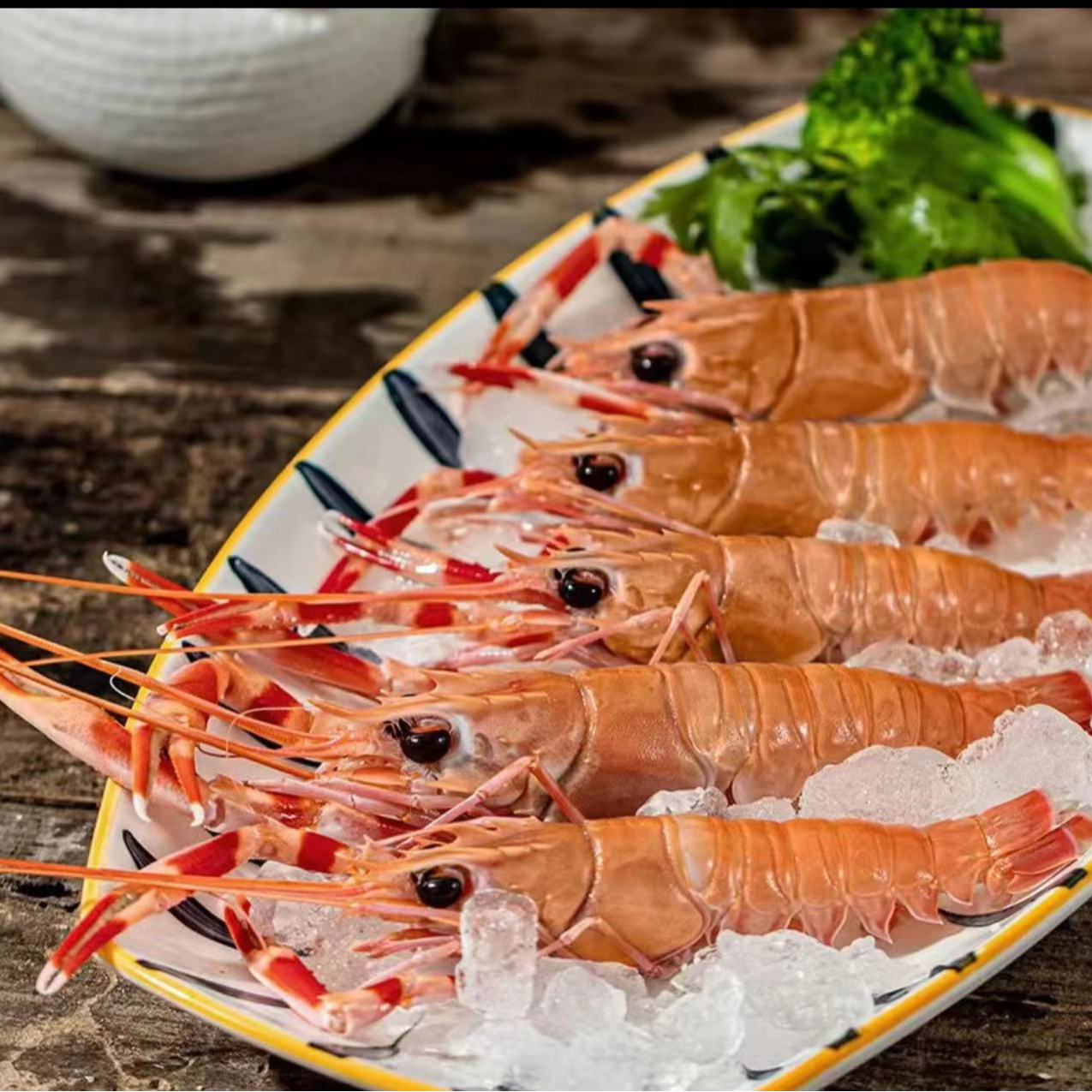 鲜品福 爱尔兰深海海鳌虾超低温刺身料理1500g/盒