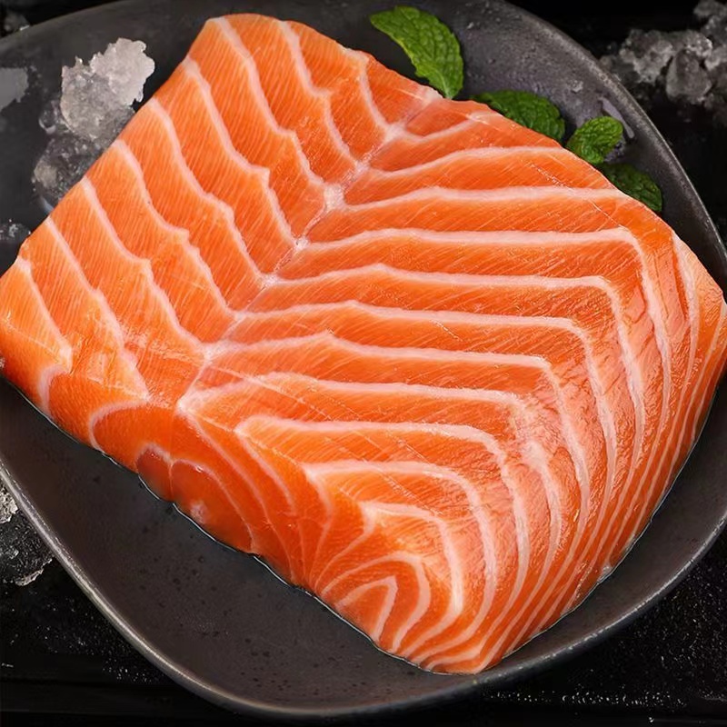 挪威三文鱼精修去骨去刺去皮中段 冰鲜整条现切鲜发CCXC