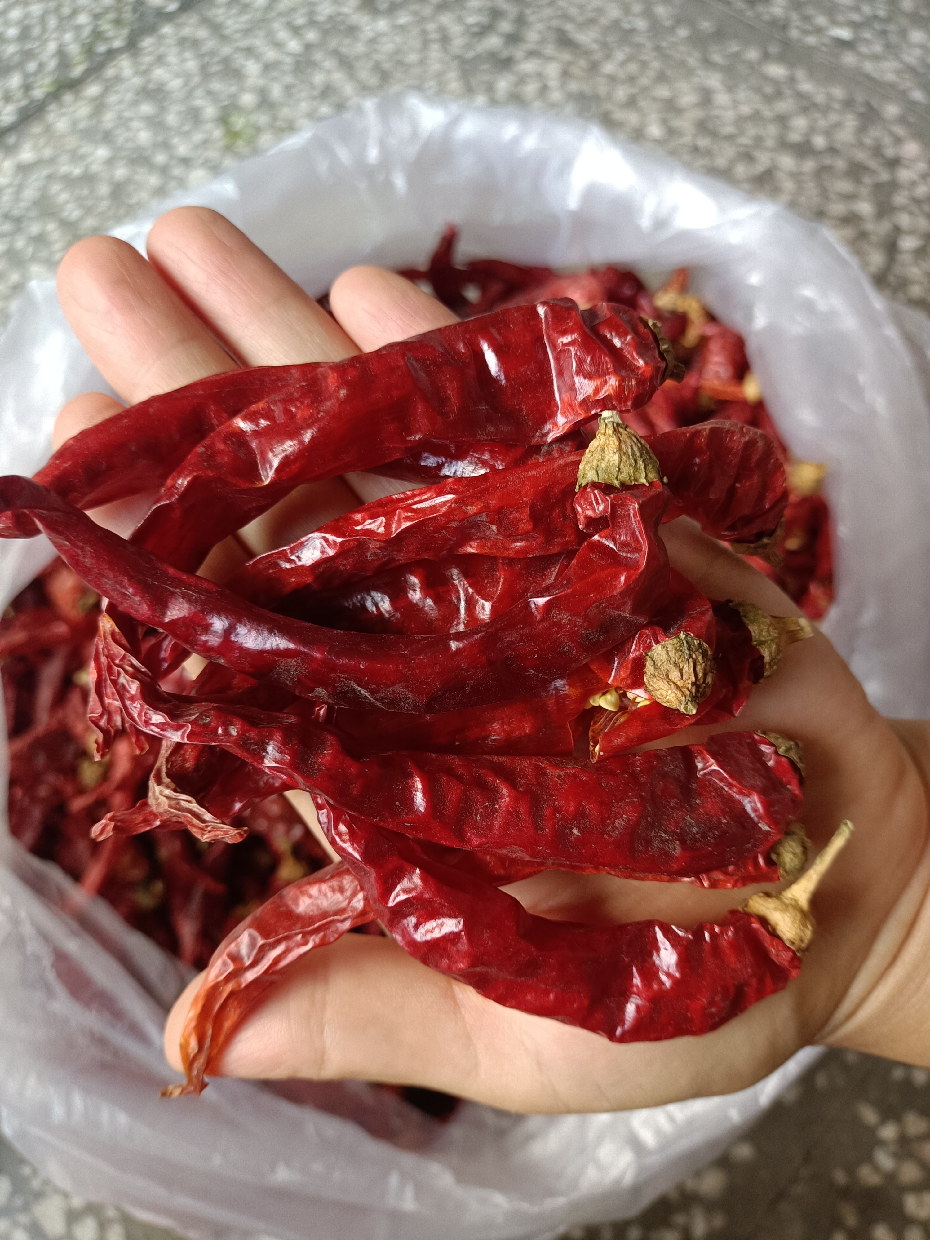 湖南农家自晒 红辣椒 干红辣椒 自然晒干 包邮到家