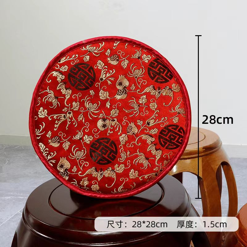 鼓凳手工布艺圆形高回弹坐垫