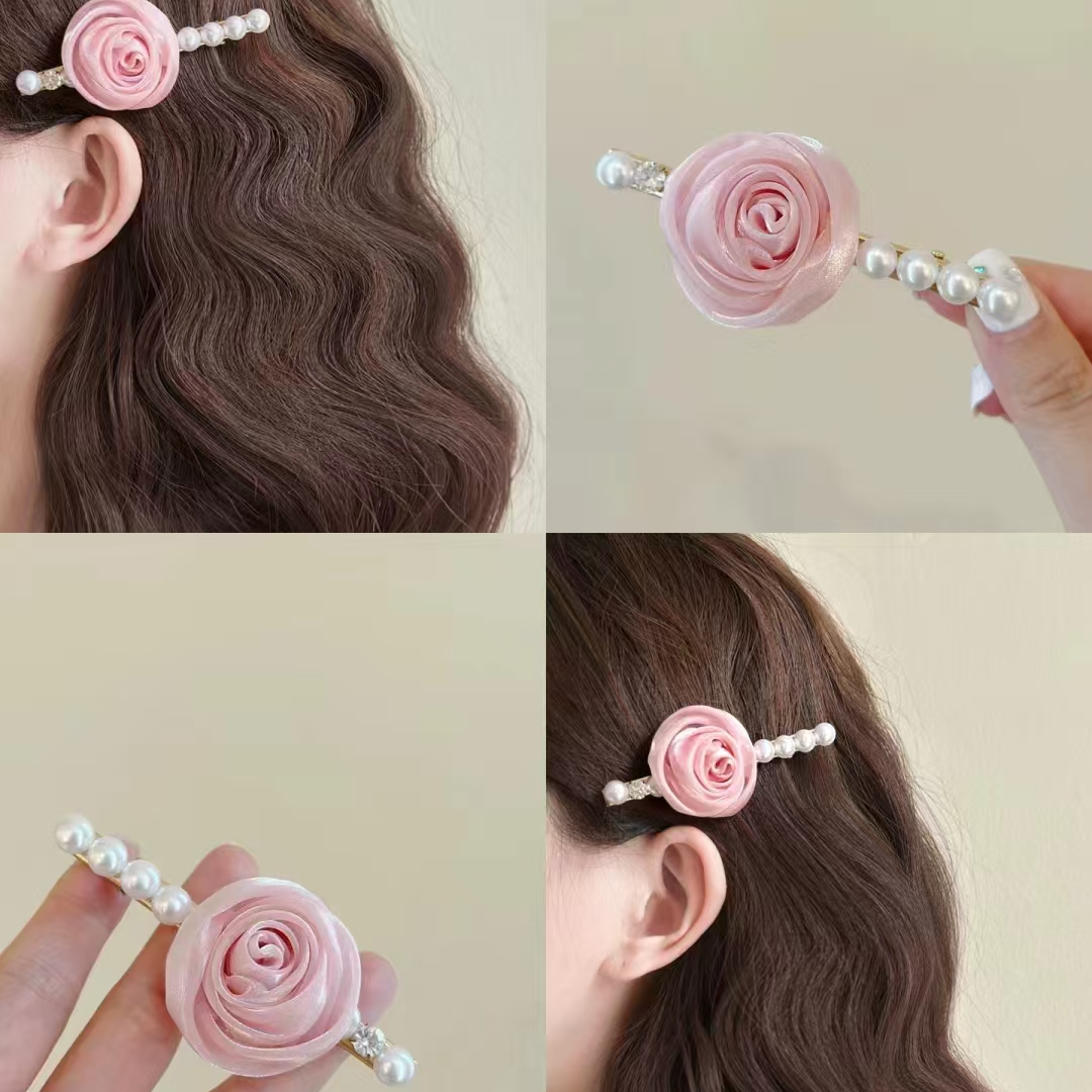 头饰发卡（17至50）小香风发夹气质网红发饰甜美刘海小夹子可爱超仙