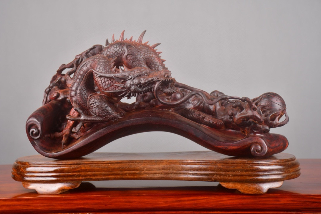 印度小叶紫檀龙行天下