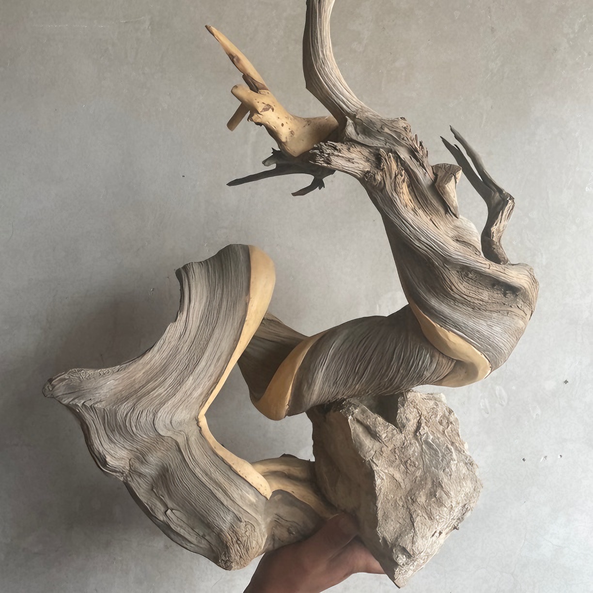 正宗北太行崖柏毛料批发创意个性奶香加工