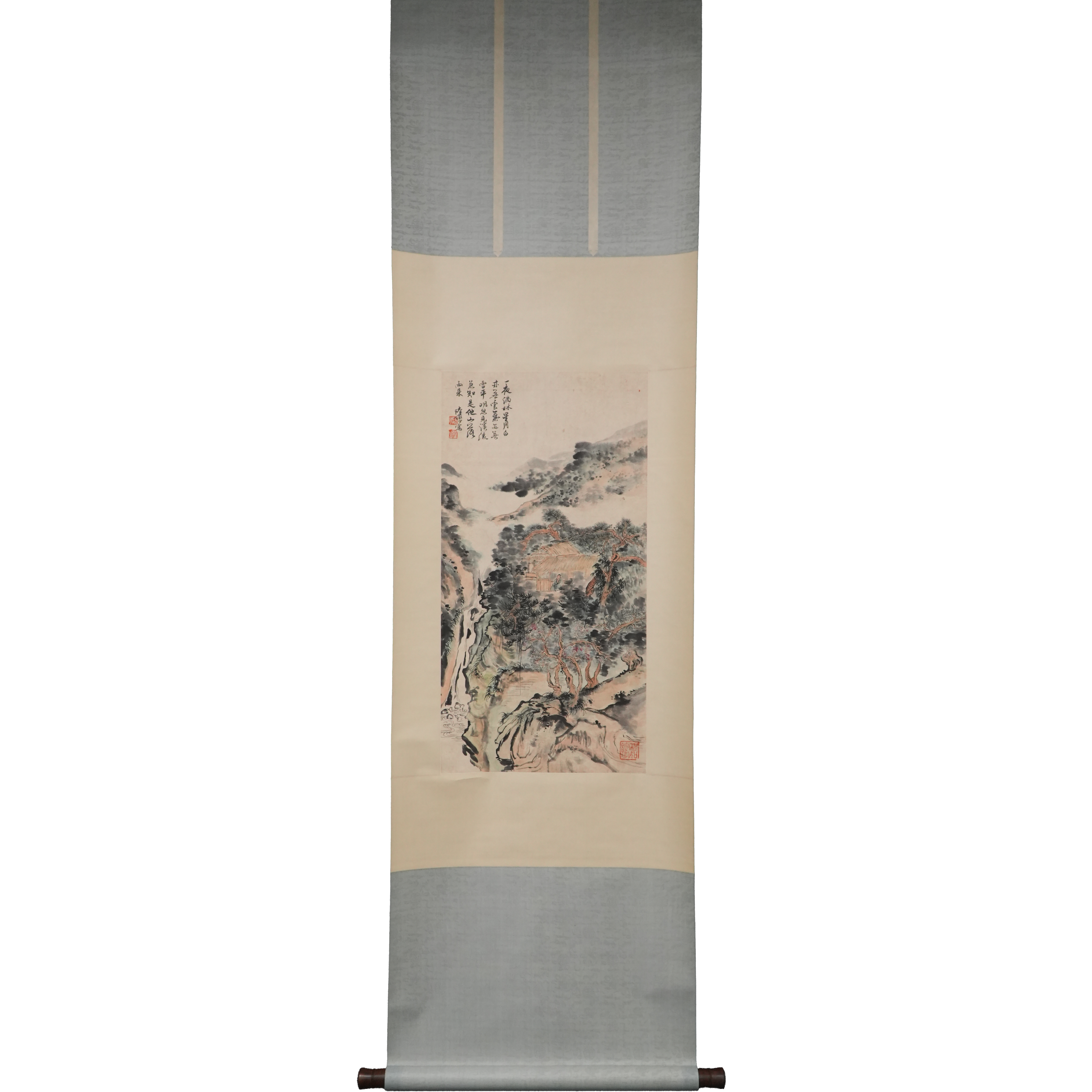 【聚德拍卖】陆俨少*《听泉图》*珍品拍卖