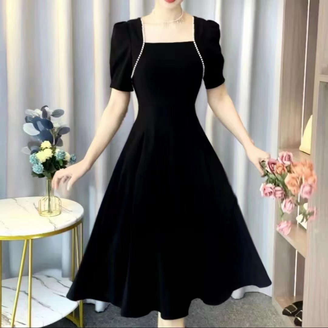 进口醋酸丝绒面料 四面弹 连衣裙 旗袍面料 黑色款式长款尺码普通