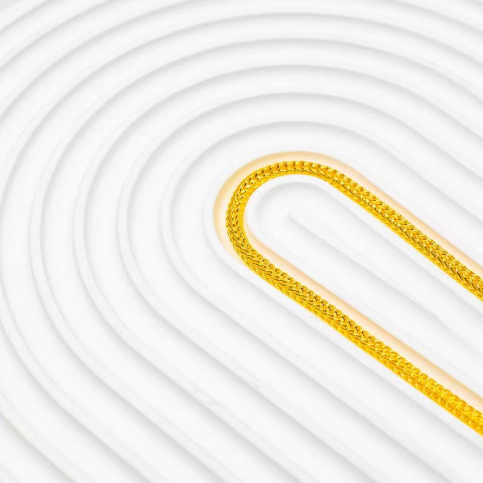 链子足银 狐尾项链