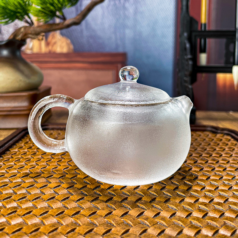 安享生活原矿原石水晶茶壶西施壶单人品茗精致手工高档茶具茶杯