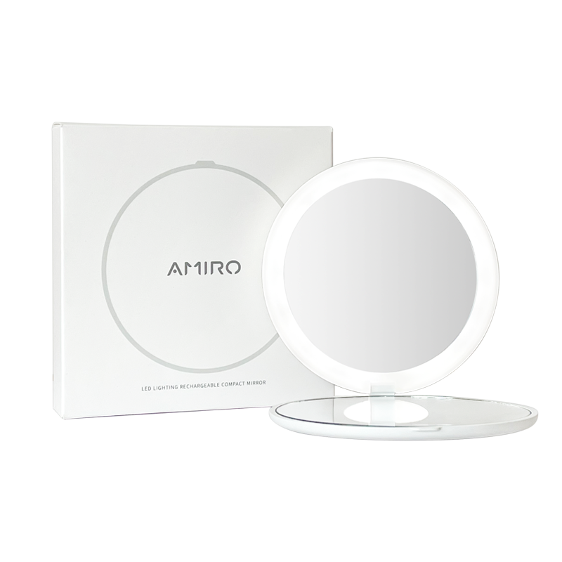 AMIRO觅光折叠随身镜补妆便捷手拿