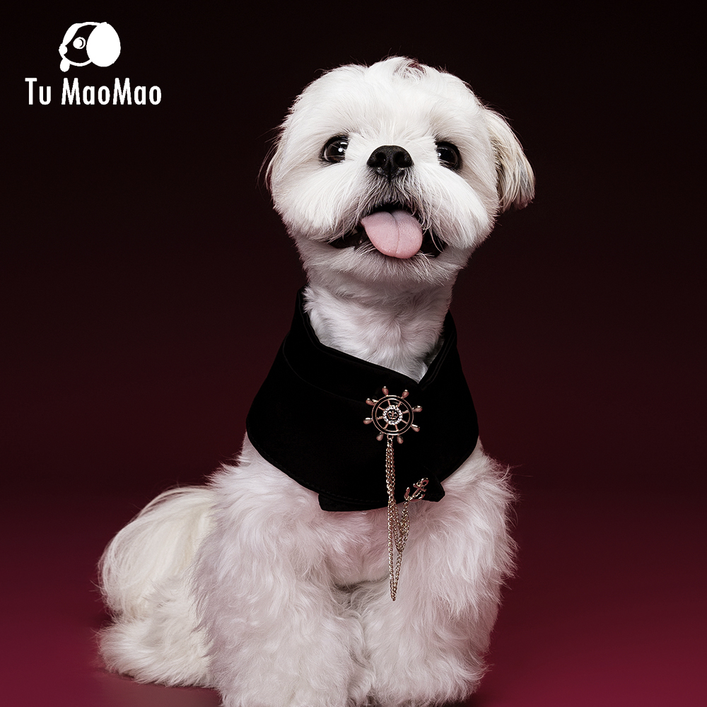 土毛毛宠物猫咪狗狗可爱时尚个性潮流原创宠物围巾口水巾装饰围兜