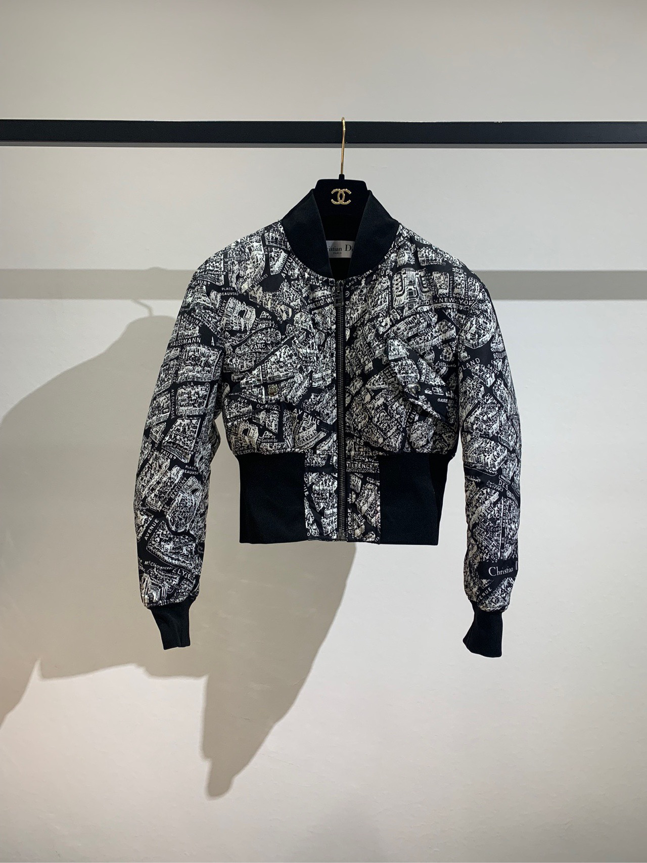 99新 DIOR/迪奥 2023s 巴黎地图系列夹克 36码 00023