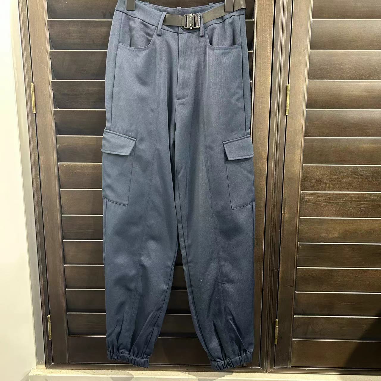 男女同款户外藏蓝宽松休闲裤-FW83CK131