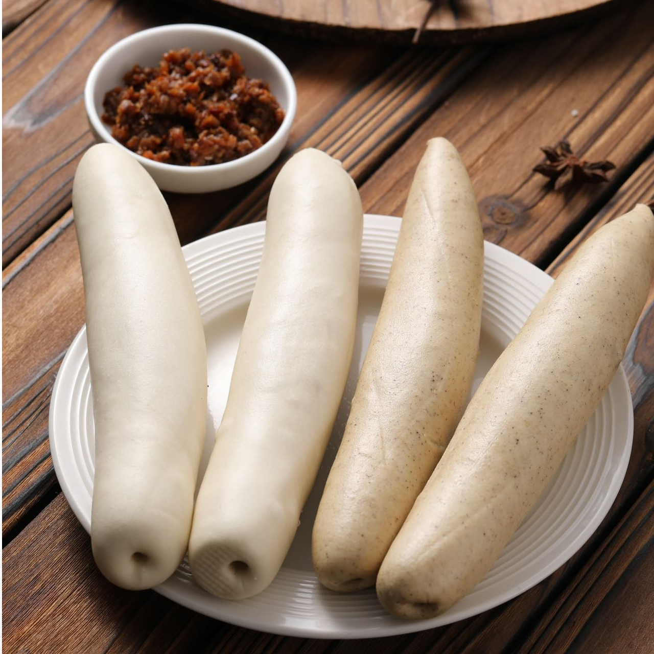 【麦吉诺】荞麦签子馒头正宗山东呛面老面馍馍长条馒头500g