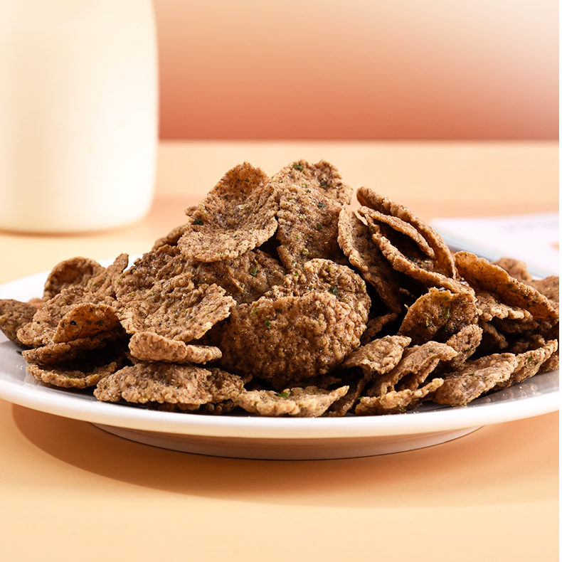 【麦吉诺】荞麦锅巴粗粮非油炸荞麦脆片大包零食脆片500g