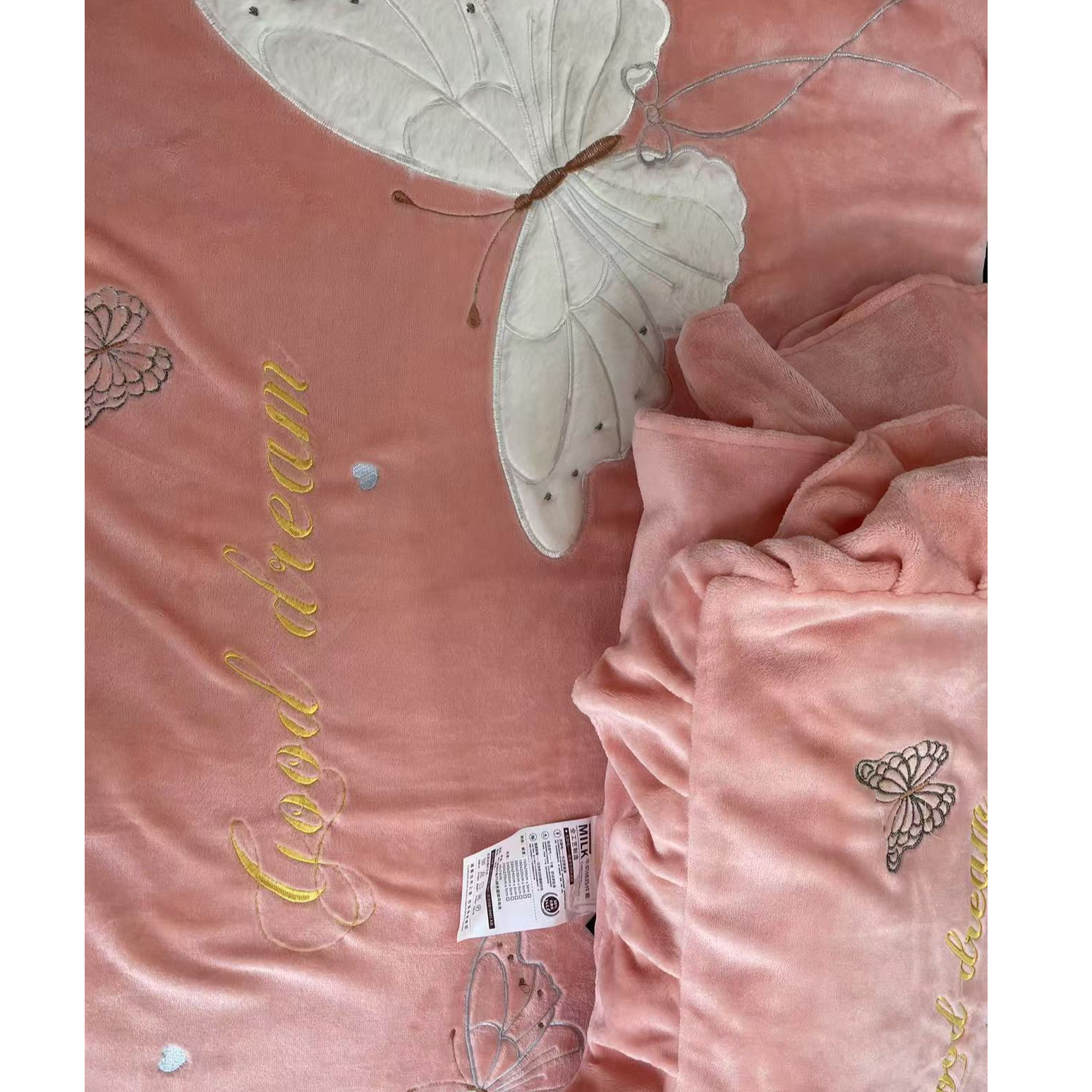 A类标准尺寸四件套加绒加厚一等品刺绣双面