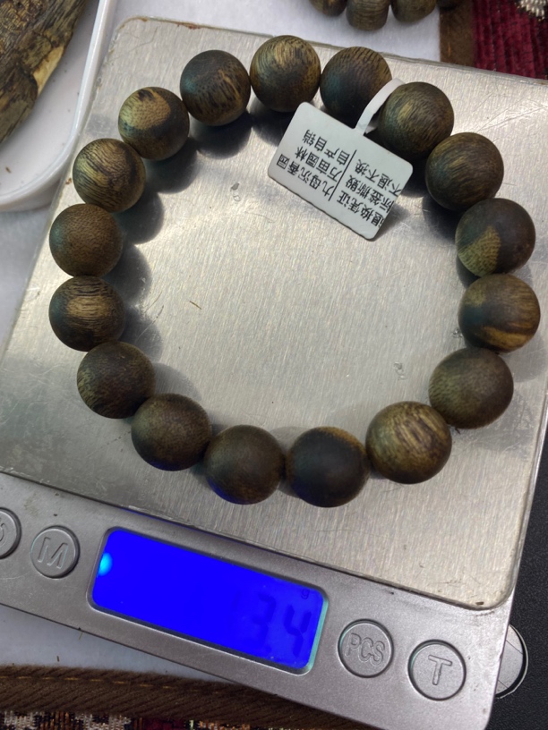 沉香高货手串卡1.3