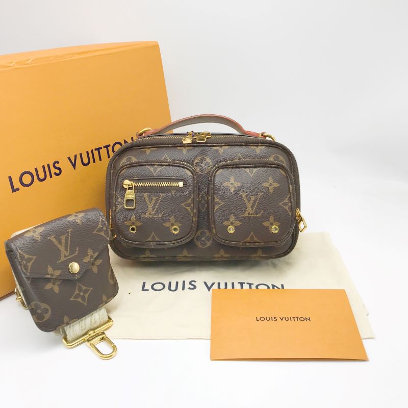 95新 LouisVuitton/路易威登 洋诚二手 LV老花斜挎相机包 