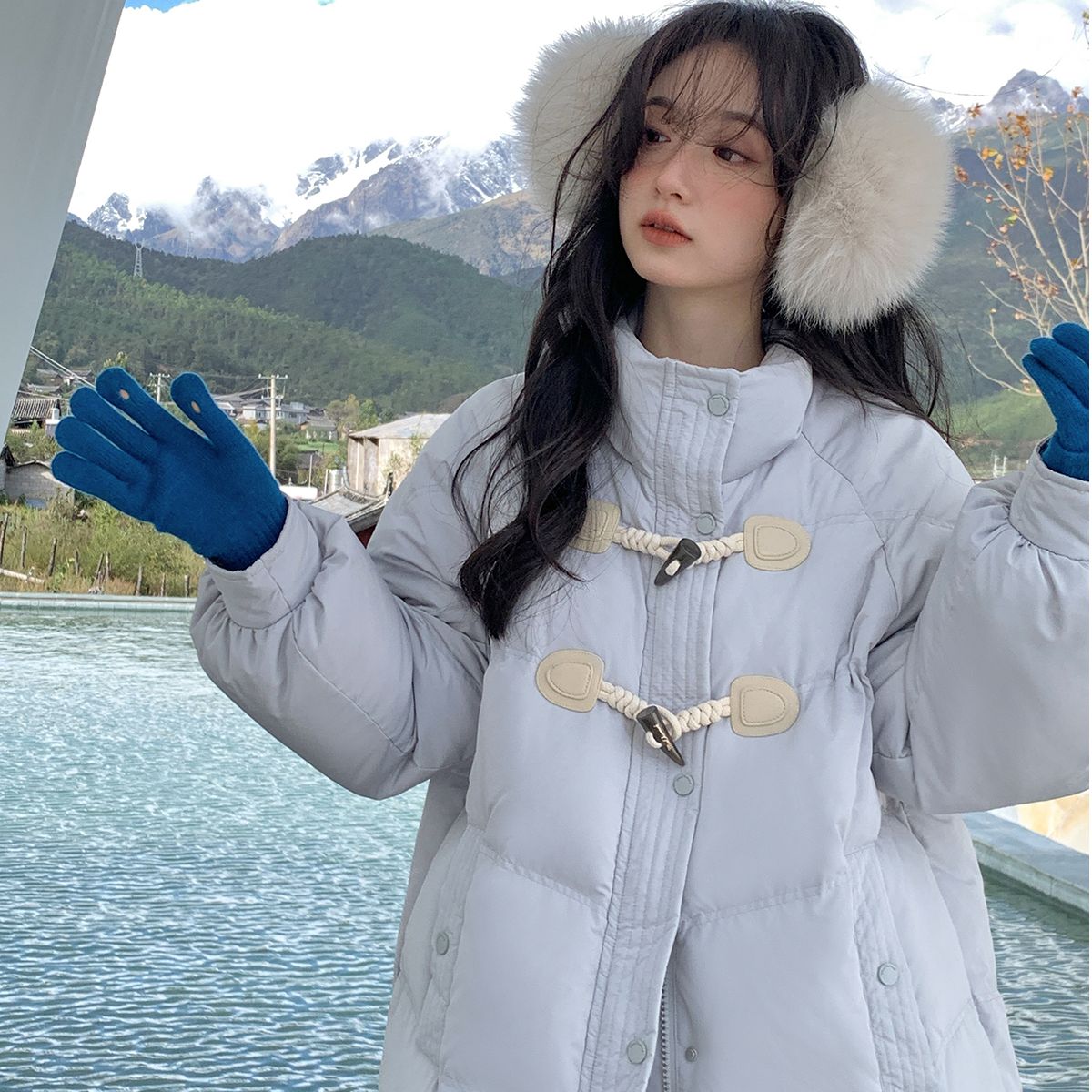 花栗鼠小姐 牛角包3.0 红外线发热升温+三防工艺3版本