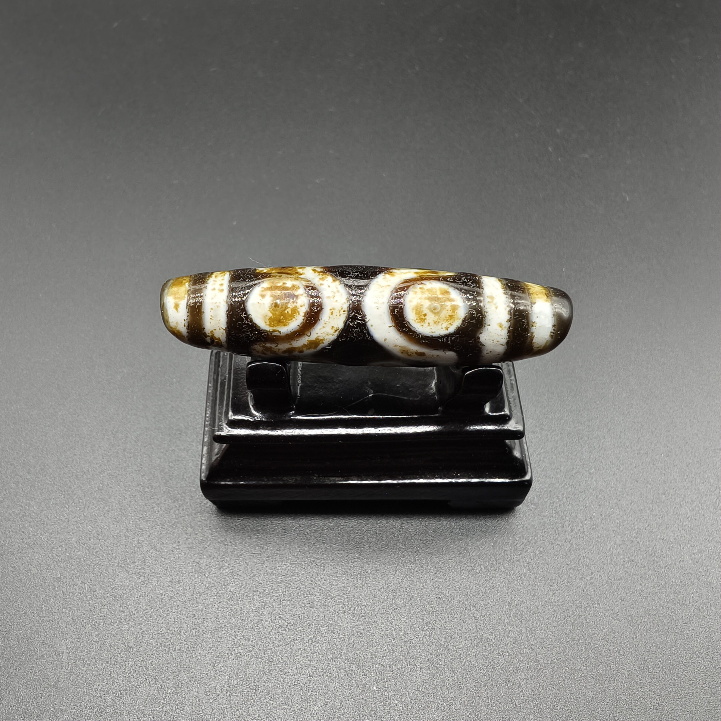 焱玉阁珠宝藏传回流精品手工百搭玛瑙七眼佩珠吊坠佩饰