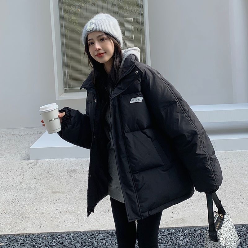 雪中飞2023年新款羽绒服外套 立领面包服女式韩版学生袄子冬天衣
