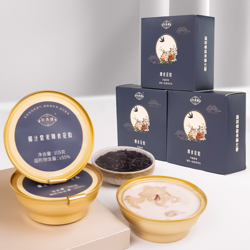 椰汁紫米花胶105g
