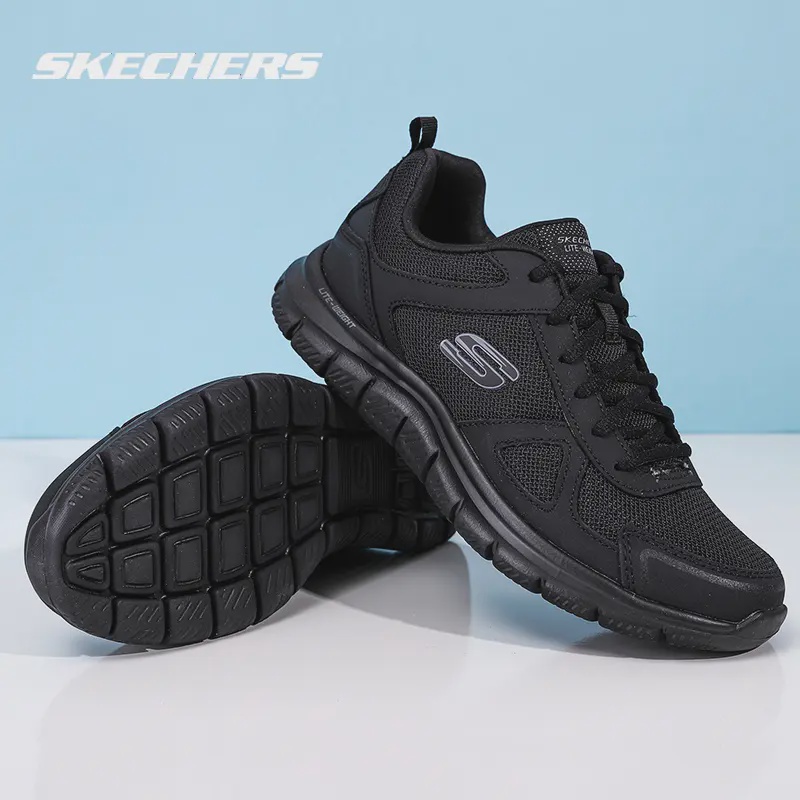 斯凯奇夏季透气防滑黑色百搭运动软底缓震舒适休闲鞋跑步鞋52631