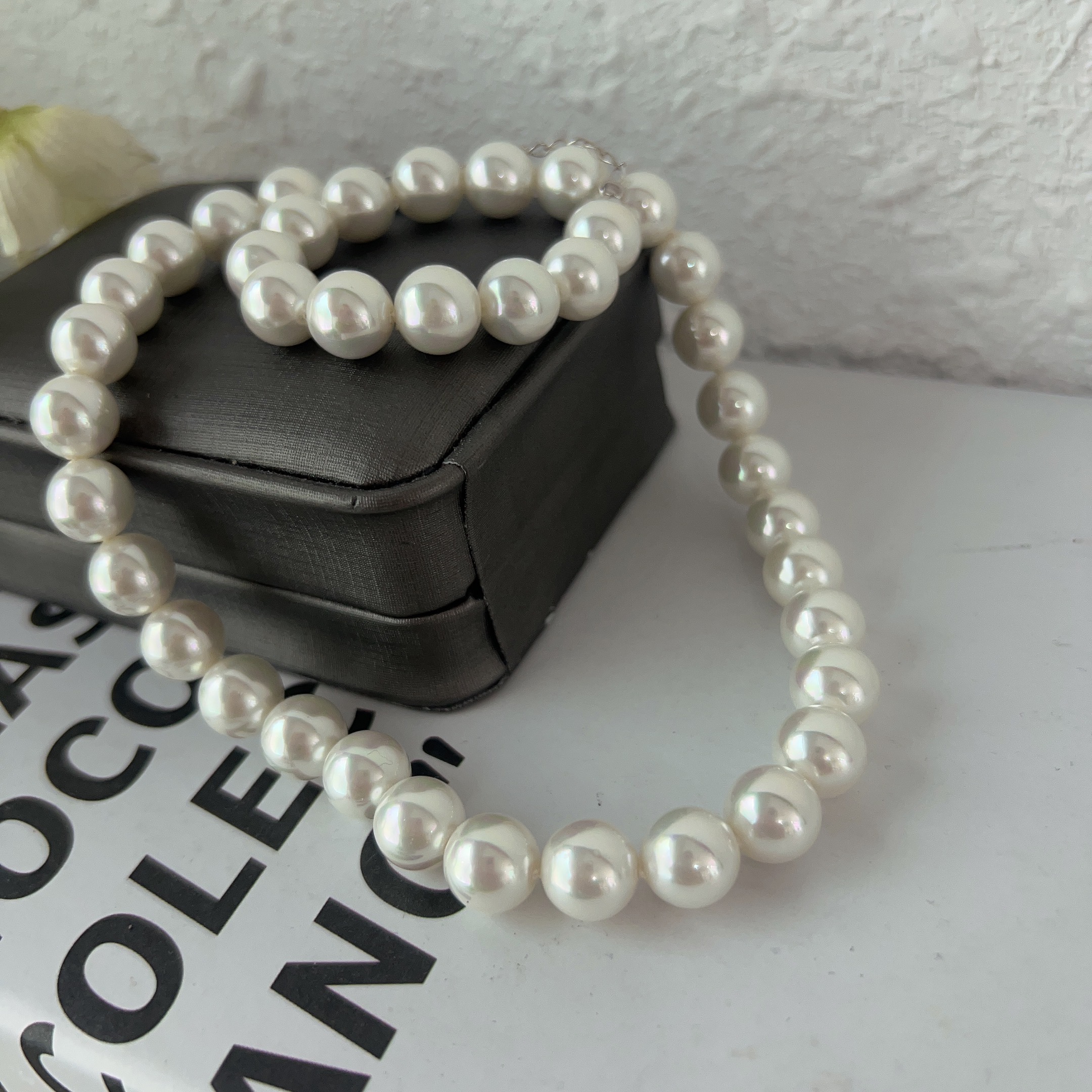 925银仿珍珠银制品 SIRGALIM 925银 经典珍珠项链