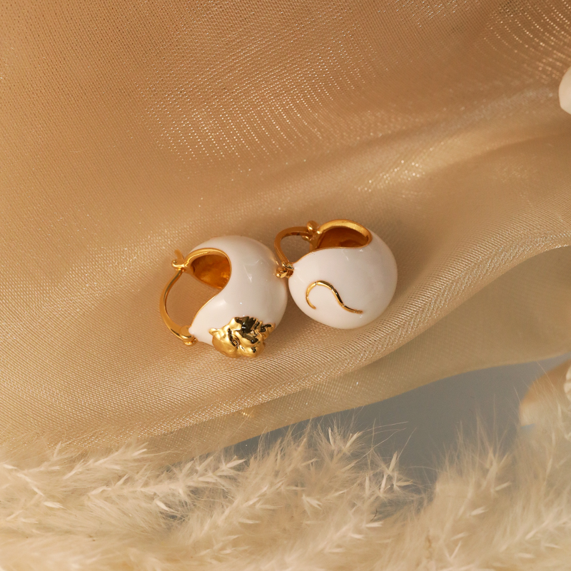 5064 虎头耳钉女个性时尚气质轻奢耳饰高级感