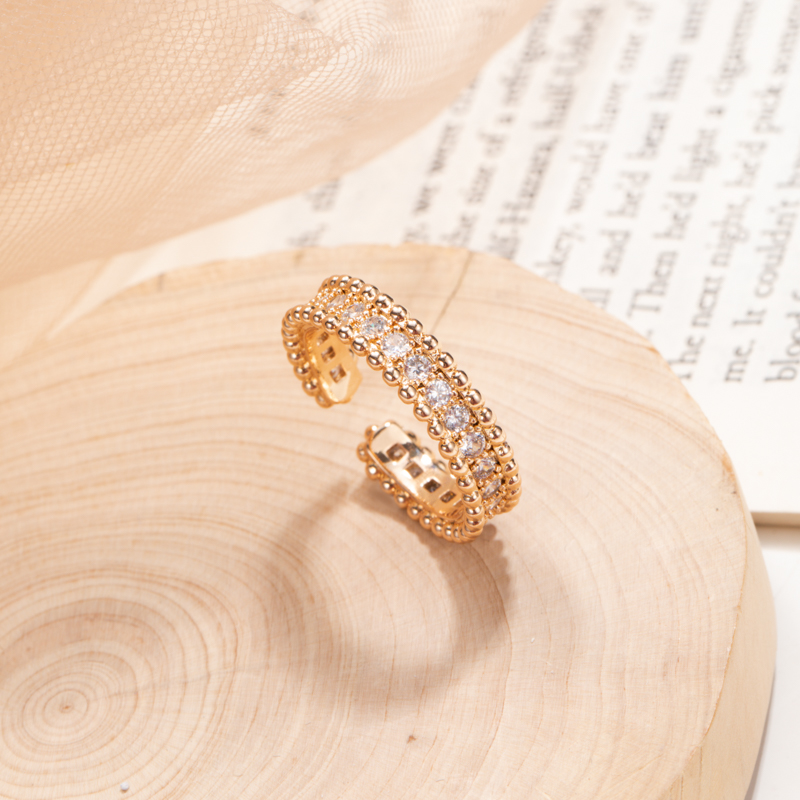 6314 满锆戒指轻奢时尚气质百搭中古简约高级