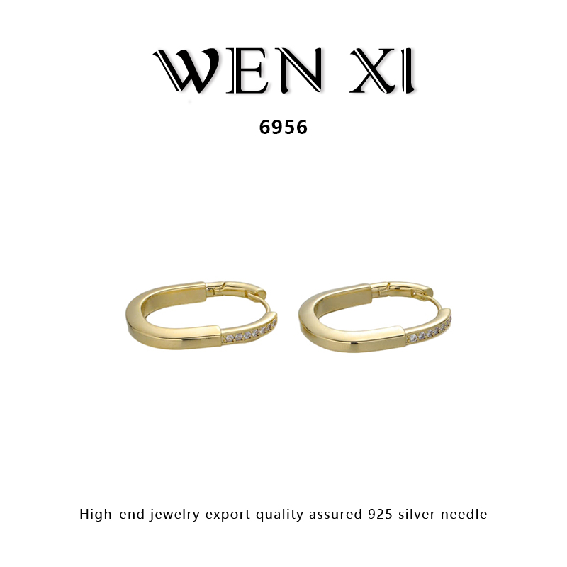 6956 环形耳环女个性时尚气质轻奢耳饰