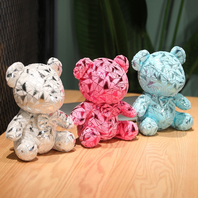 可爱网红小熊毛绒玩具糖果熊公仔挂件兔子挂饰女生玩偶布娃娃礼物