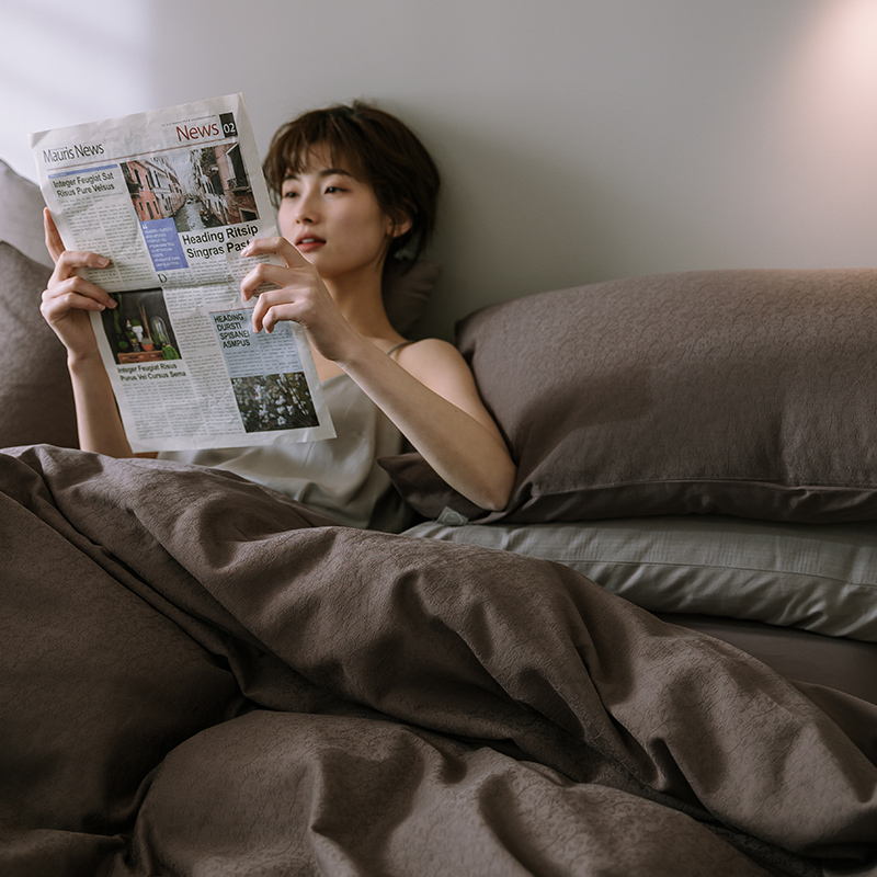 CeConcert音色家居新疆长绒棉染色提花四件套床品  精选复古轻奢