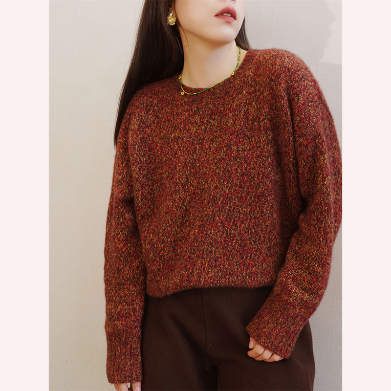 【重磅美式】复古慵懒款式 时髦感 羊绒衫