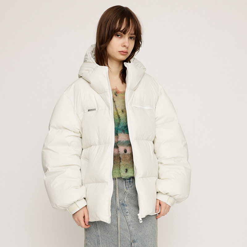 SLY 2025冬季新品 时尚宽松面包保暖连帽羽绒服外套038HAZ30-0061