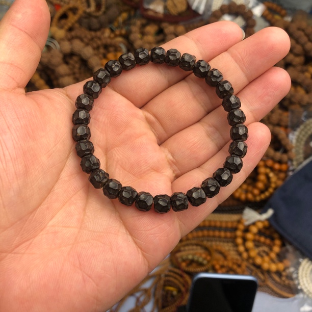 （椰蒂无相奶酪单圈0.7）原生态印尼椰蒂精品文玩小单圈