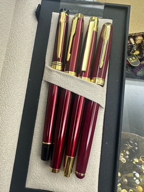 5透明红金件文具用品送礼专用链接确认再拍·系列钢笔