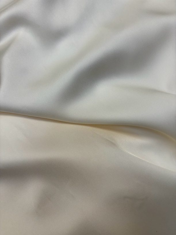 香槟色双面皮子缎衬衫连衣裙套装时尚服装面料