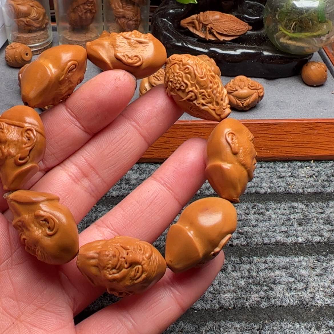 【闪购商品】橄榄核吊坠七星