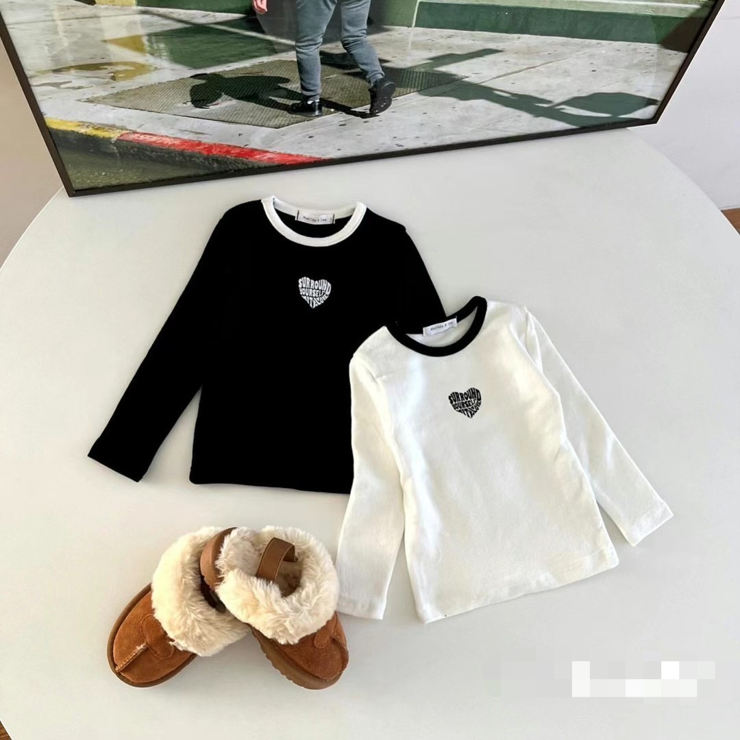 女童加密圆领打底衫