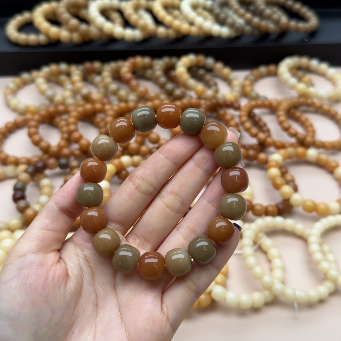 菩提根/象牙果手串12*13 多宝 精工5年