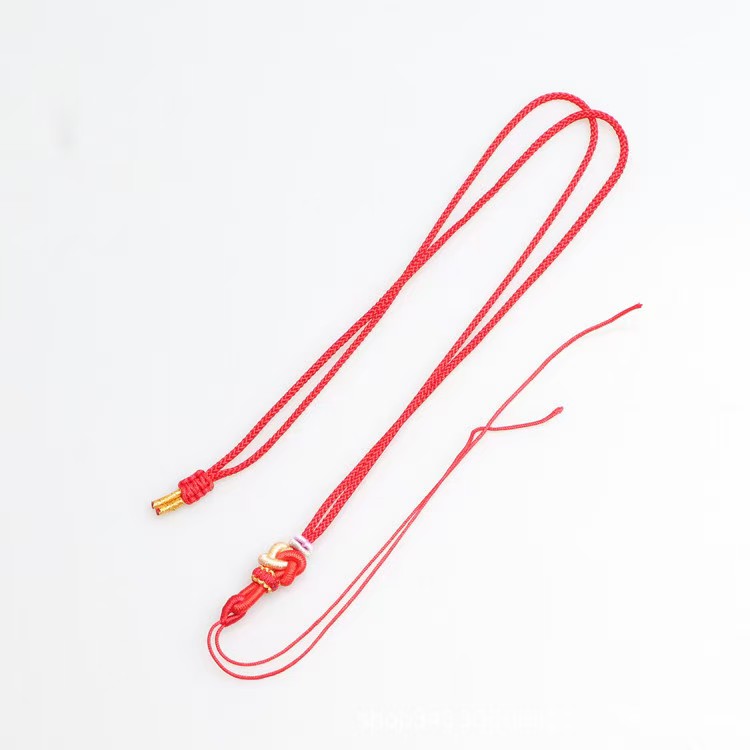 非金属布艺吊坠 手工编织细款吊坠绳曼陀结项链绳挂绳简约可调节