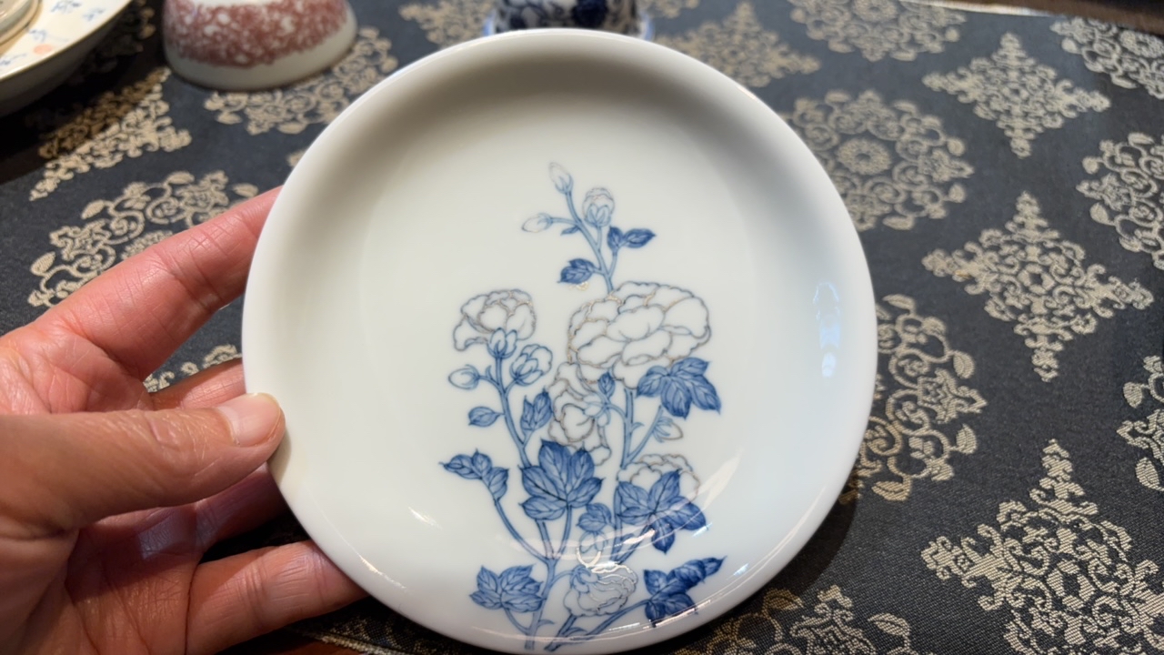 景德镇纯手工手绘迷你小壶承（口径13ml）