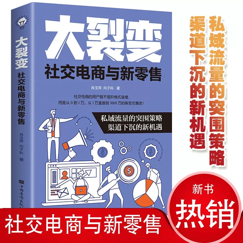 大裂变社交电商与新零售网络营销电子商务书籍私域流量的突围策略