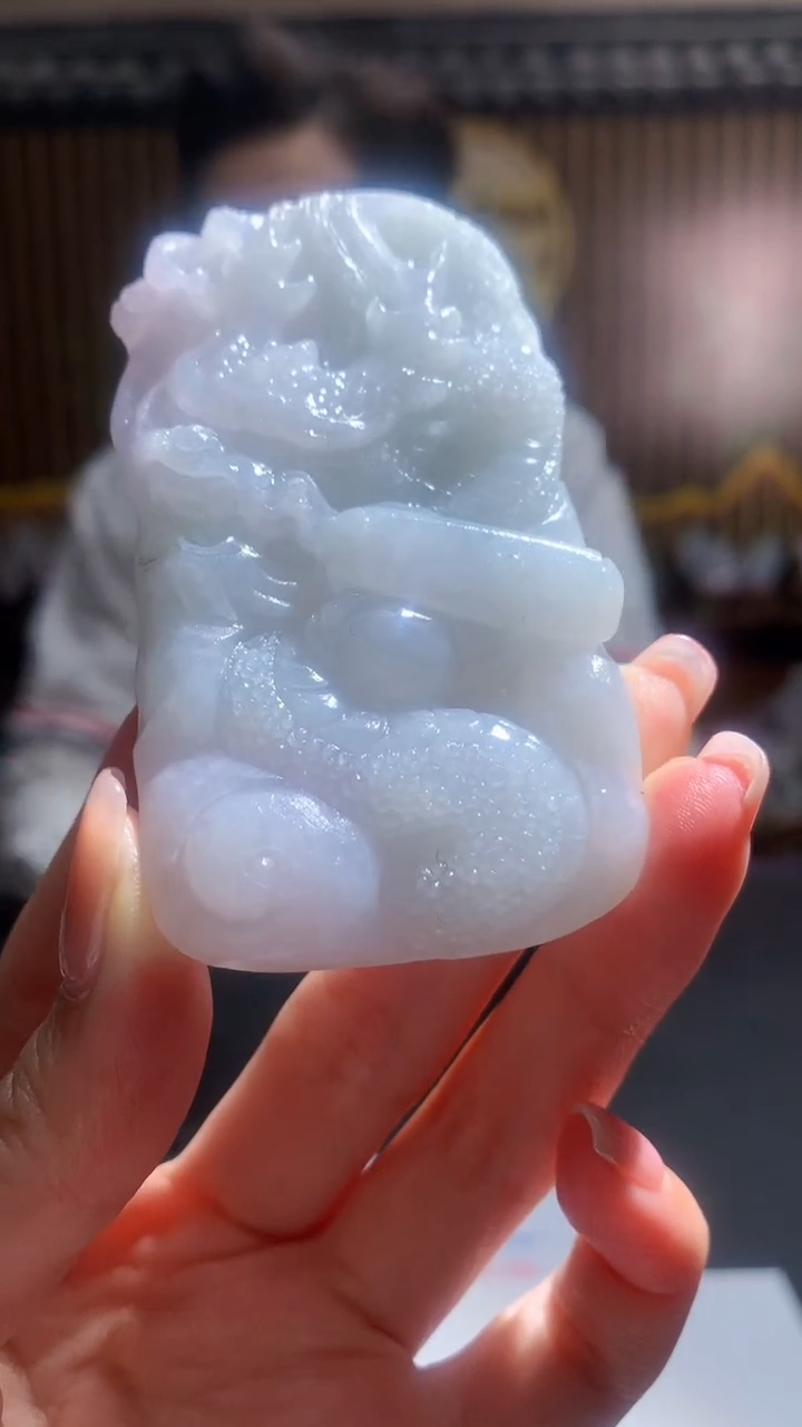 【闪购商品】定制翡翠未镶嵌4777zm-挂件毛货197