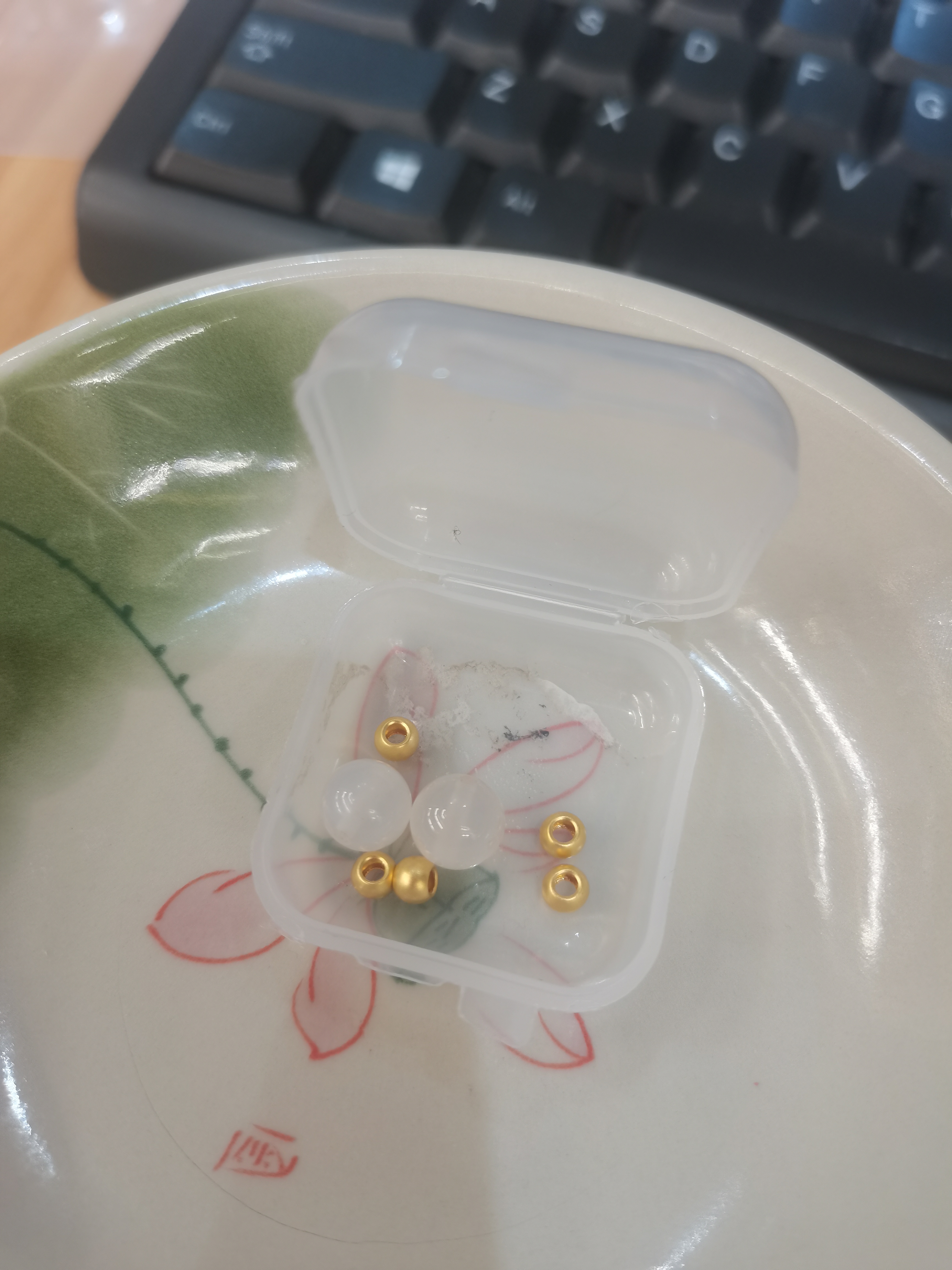 足金金珠 k4古 0.488