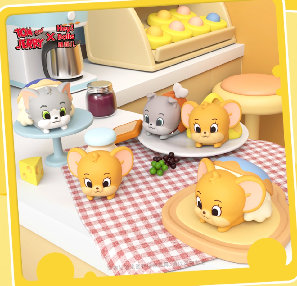 【拆盒】猫和老鼠探索美食屋系列萌粒盲盒