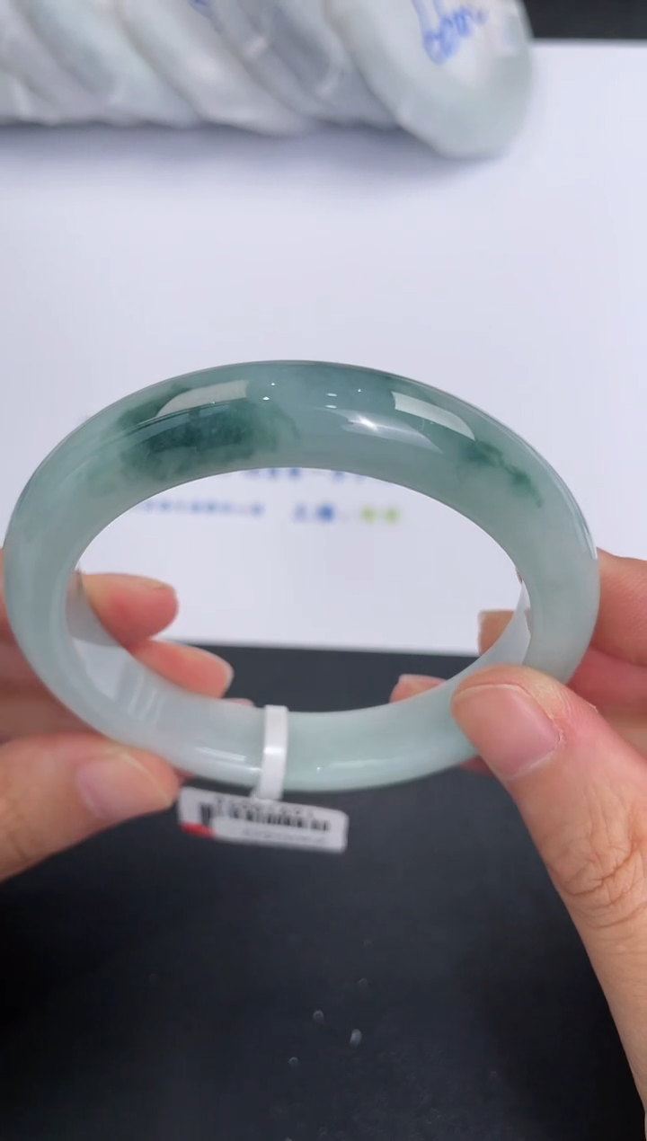 【闪购商品】翡翠手镯未镶嵌基地发货K5873 54+