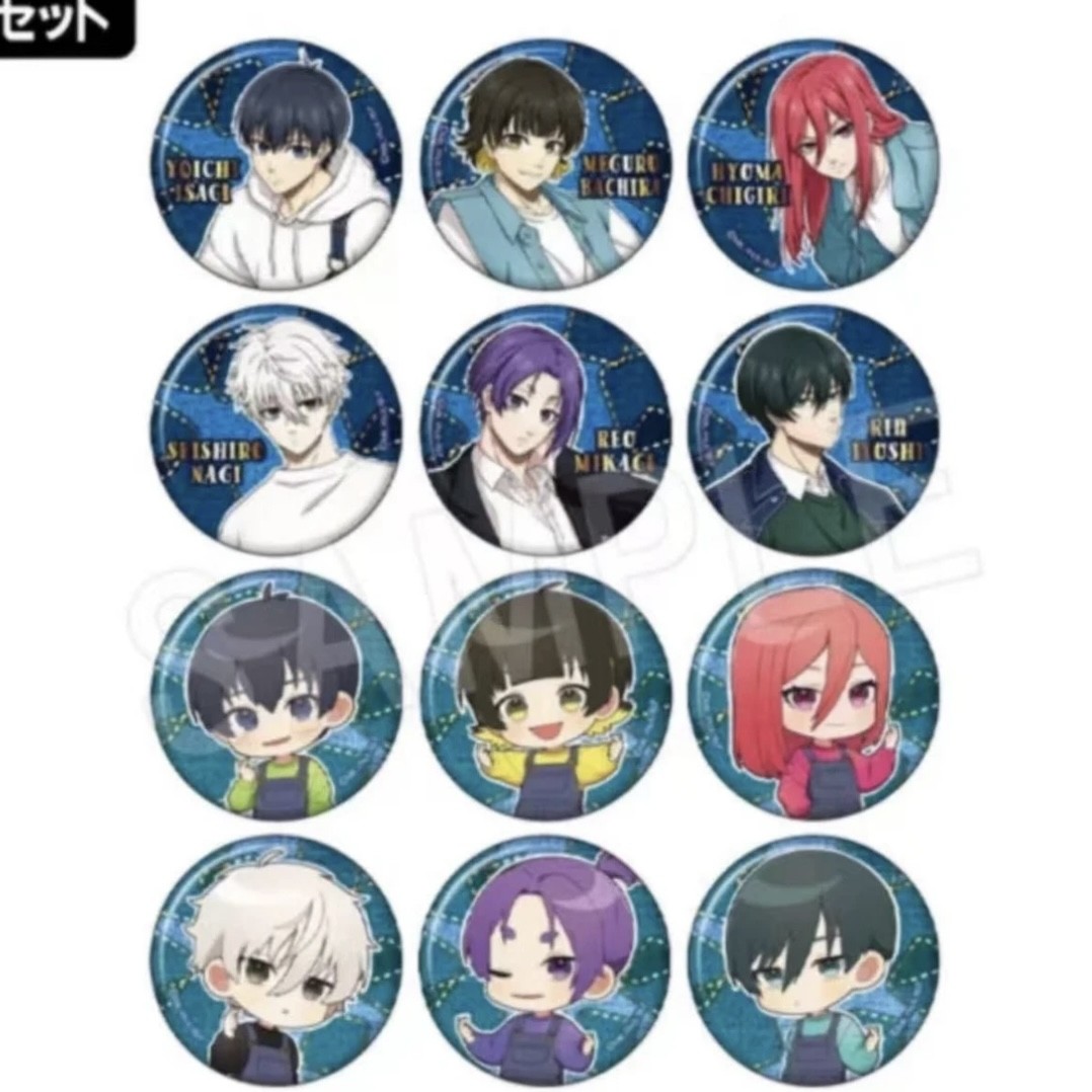 日谷 蓝锁牛仔服吧唧 盲盒徽章