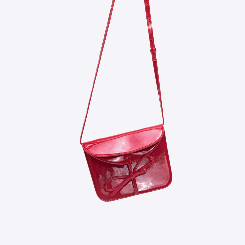 韩系简约小巧芭蕾风小包包女高颜值迷你蝴蝶结斜跨包