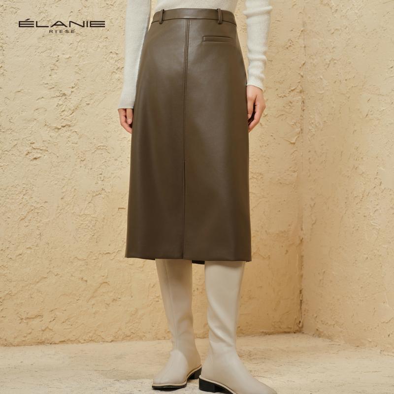 ELANIE RIESE 秋冬新款通勤包臀裙子半身裙小个子 E21W9D12Q3