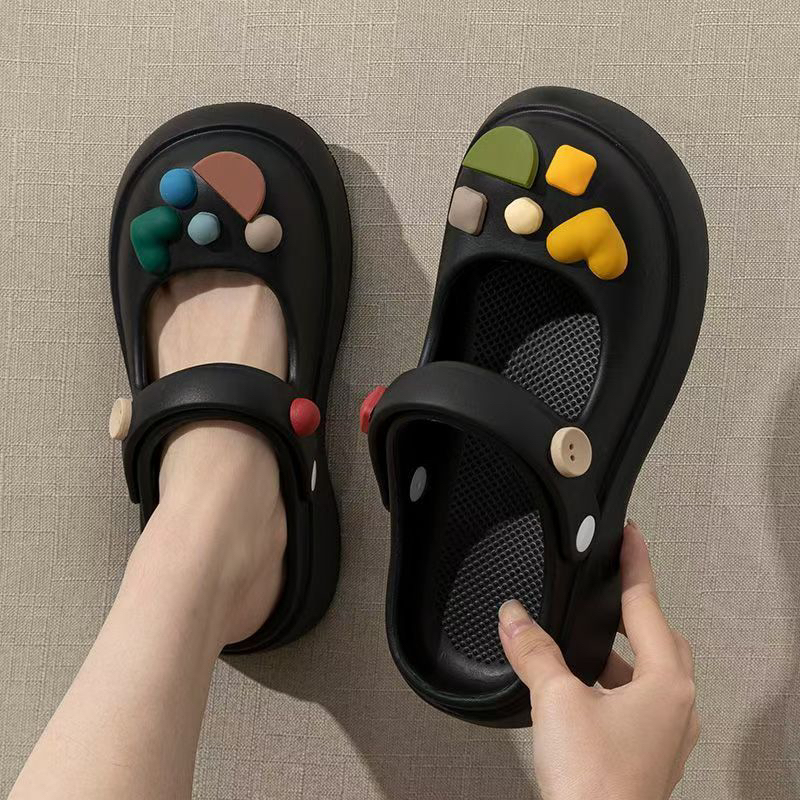 01-200微.瑕.疵洞洞鞋拖鞋厚底防滑室内外拖鞋EVA材质介意勿拍